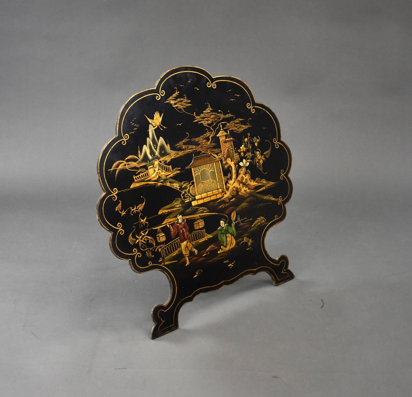 20th Century Chinese Chinoiserie Fire Screen