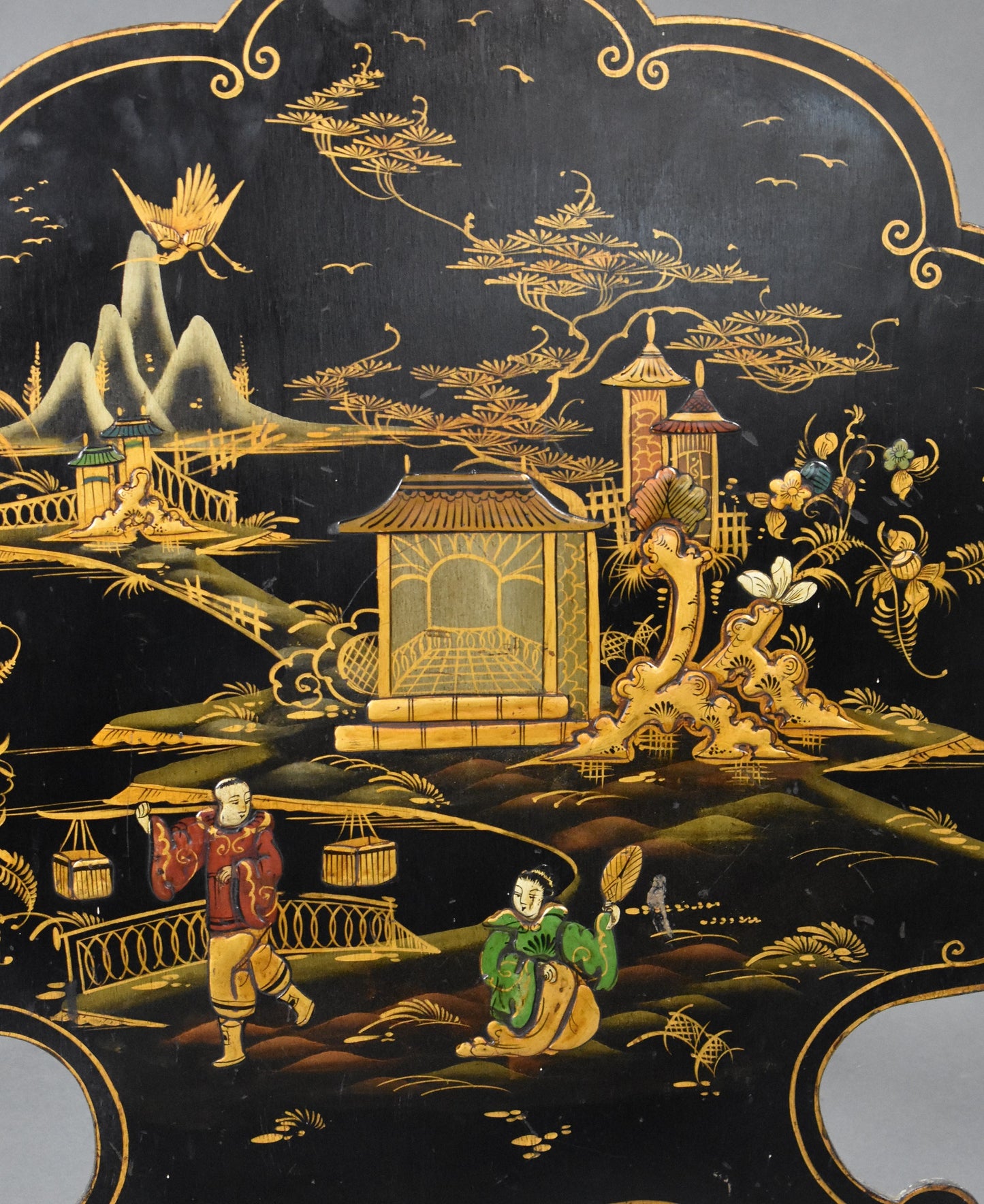 20th Century Chinese Chinoiserie Fire Screen