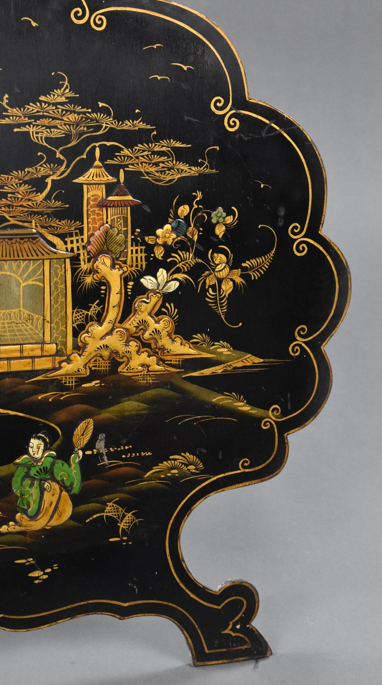 20th Century Chinese Chinoiserie Fire Screen