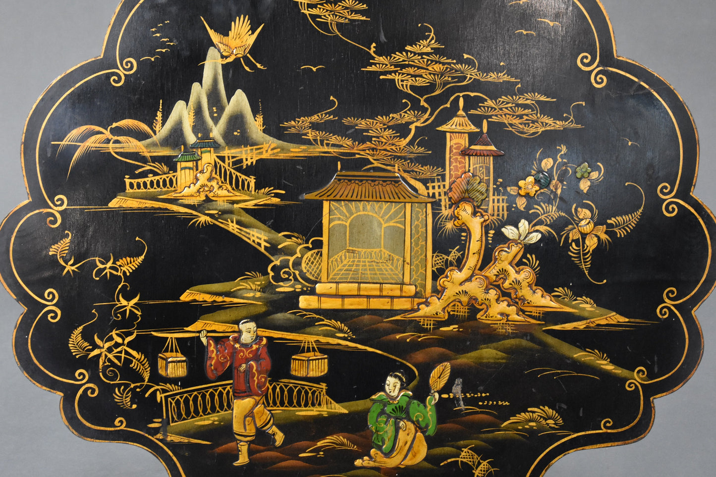 20th Century Chinese Chinoiserie Fire Screen