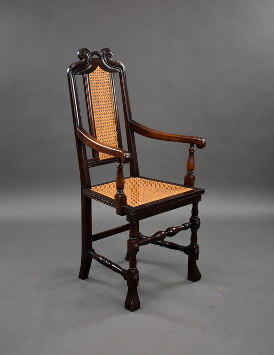 1930s Oak Barley Twist Armchair