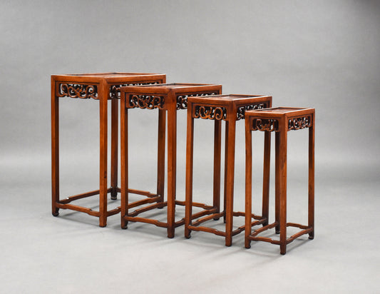 Set Four Chinese Hardwood Tables