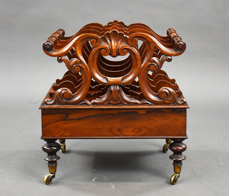 Victorian Rosewood Canterbury