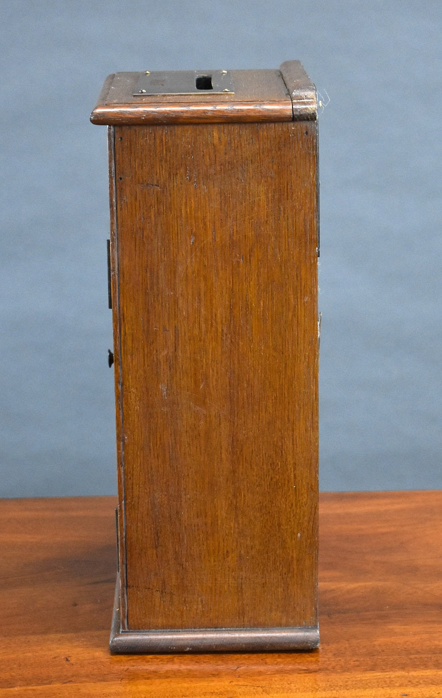 20th Century Oak Hotel Post Box