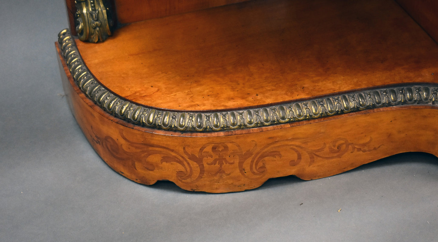 Victorian Burr Walnut Credenza