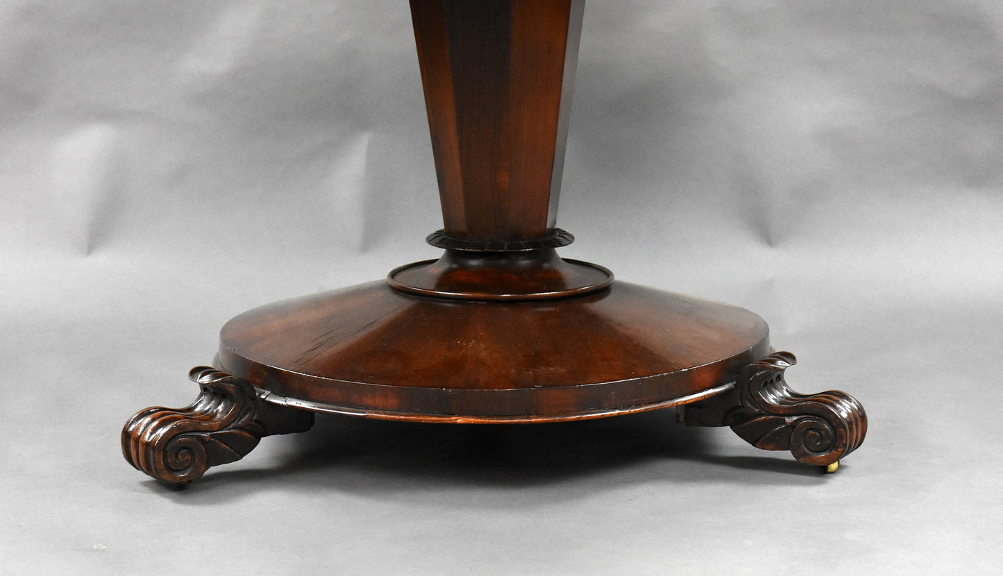 Victorian Rosewood Tilt Top Breakfast/Dining Table