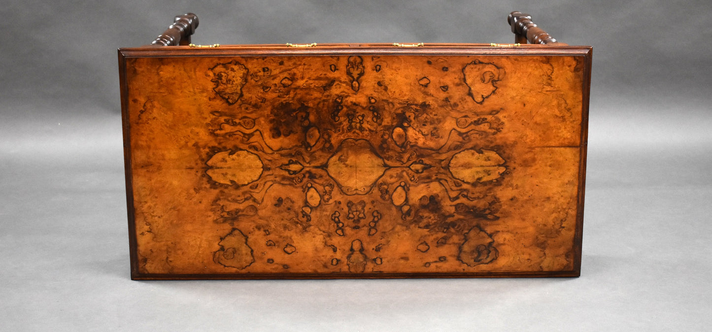 19th Century Burr Walnut Side Table