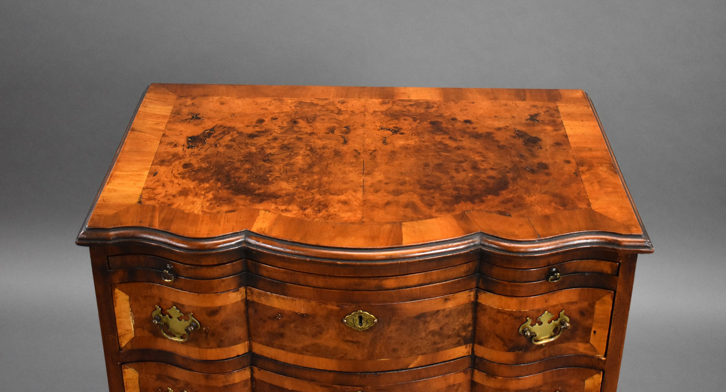 Antique Burr Walnut Chest Drawers