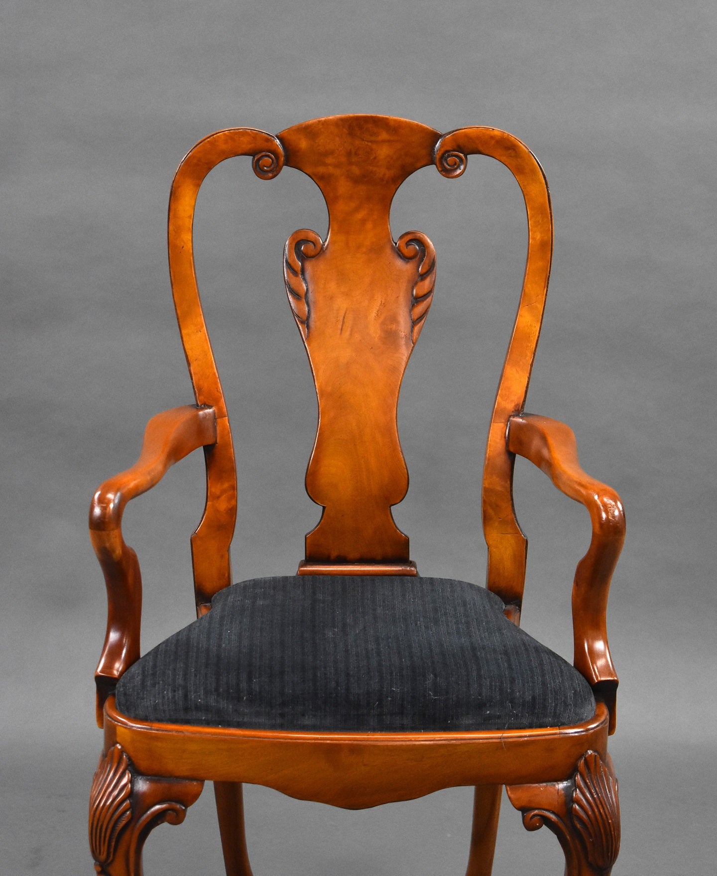 Set 10 George II Style Walnut Dining Chairs