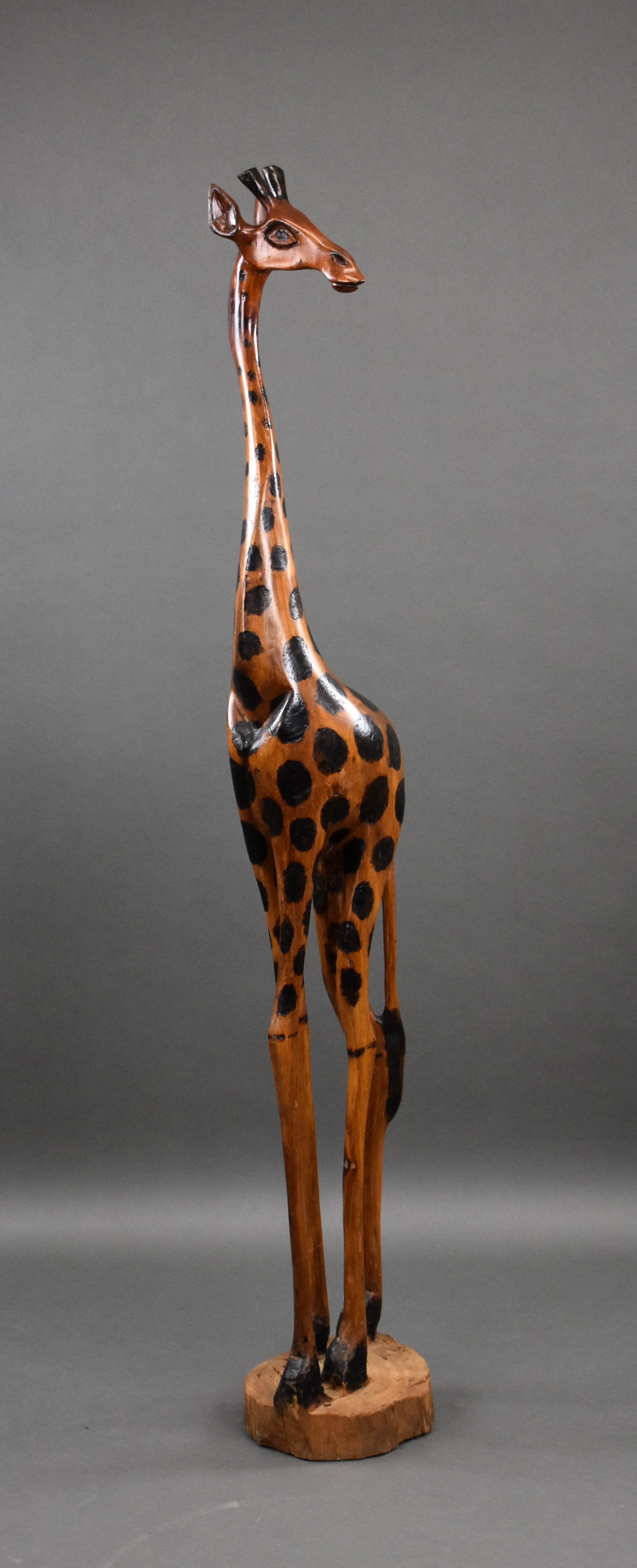 Carved Wood Giraffe