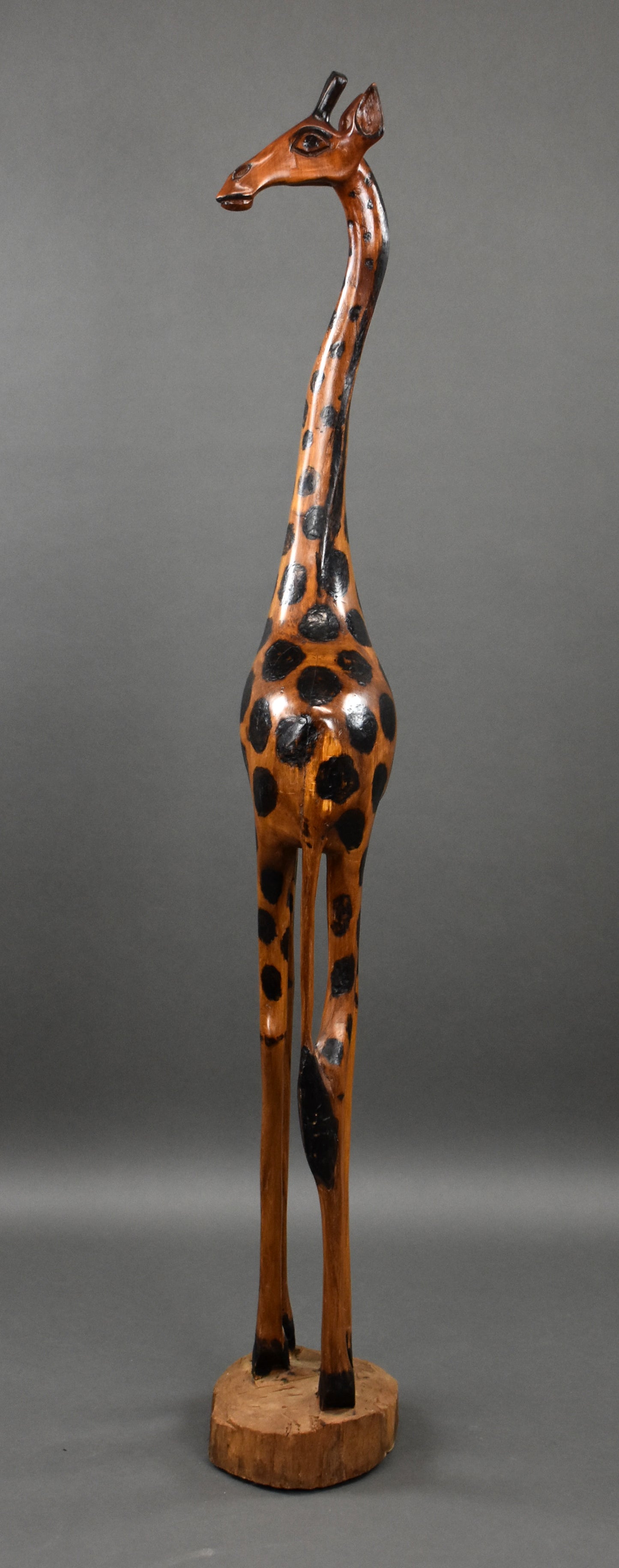 Carved Wood Giraffe