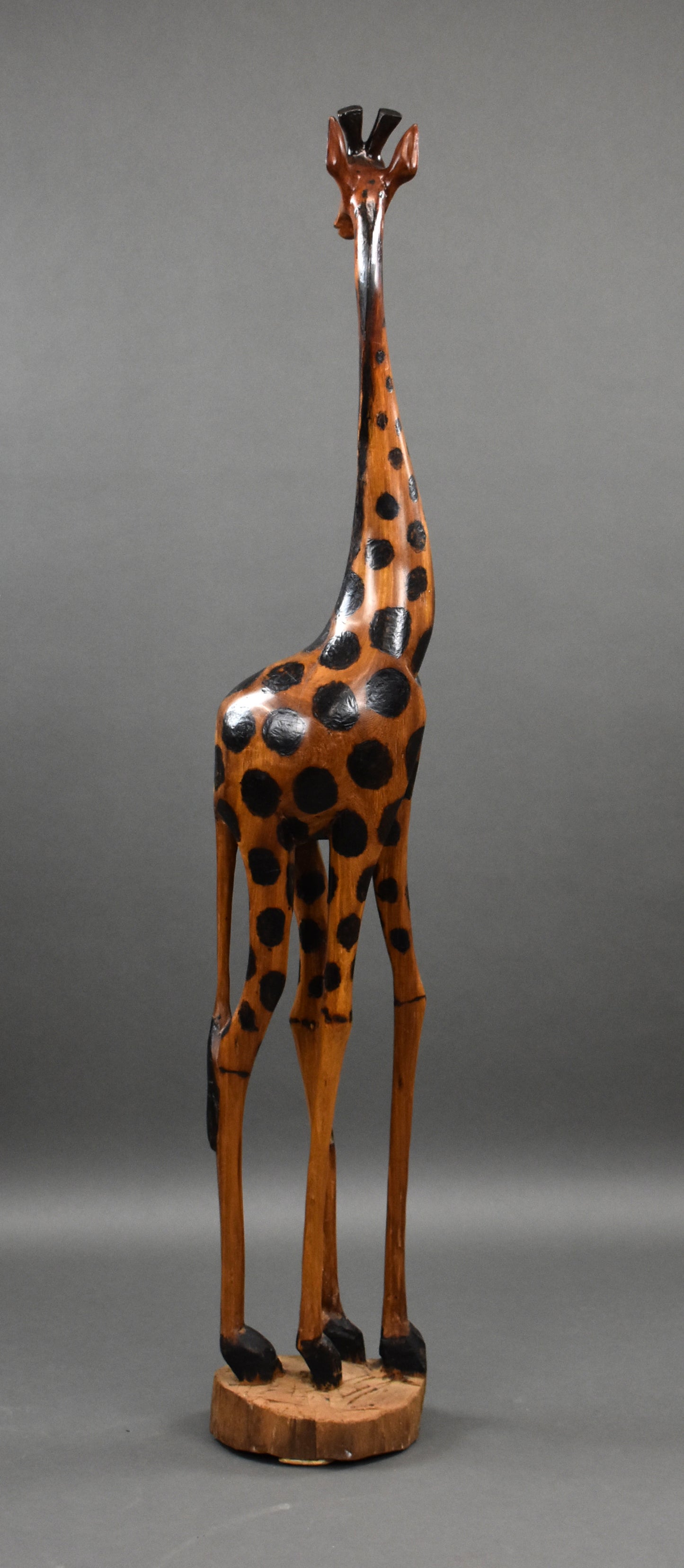 Carved Wood Giraffe