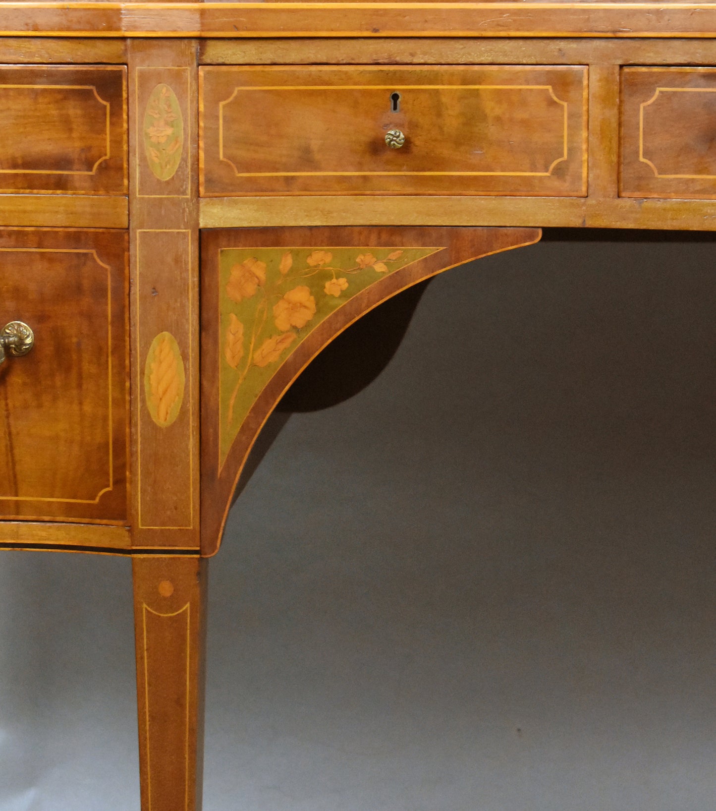 Quality Edwardian Mahogany & Inlaid Sideboard