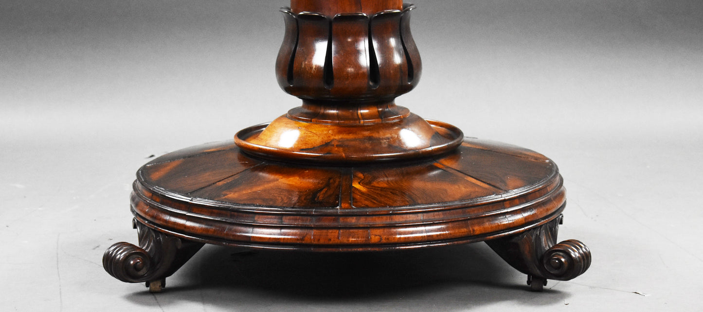 William IV Rosewood Breajfast/Dining Table