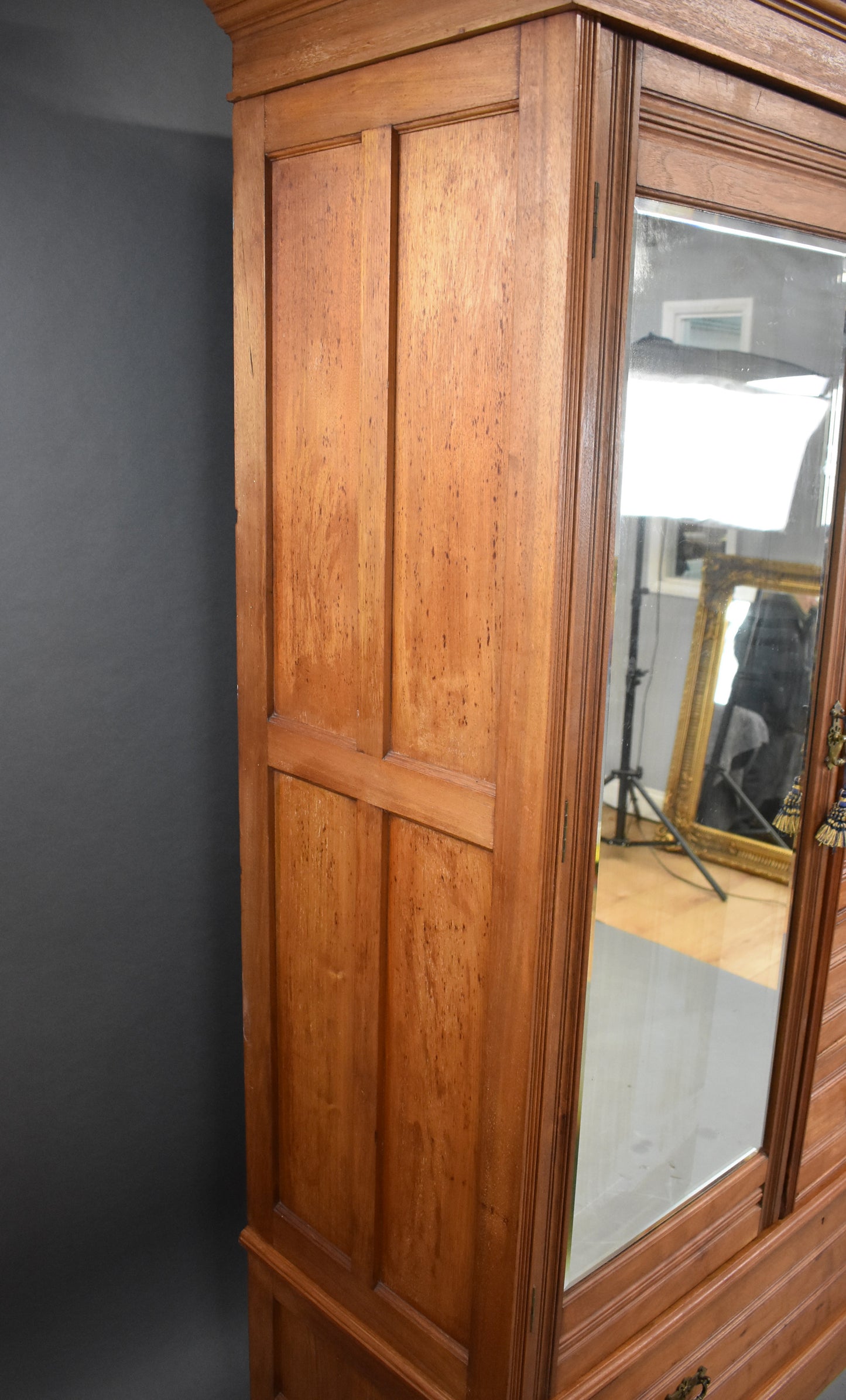 Edwardian Walnut Wardrobe