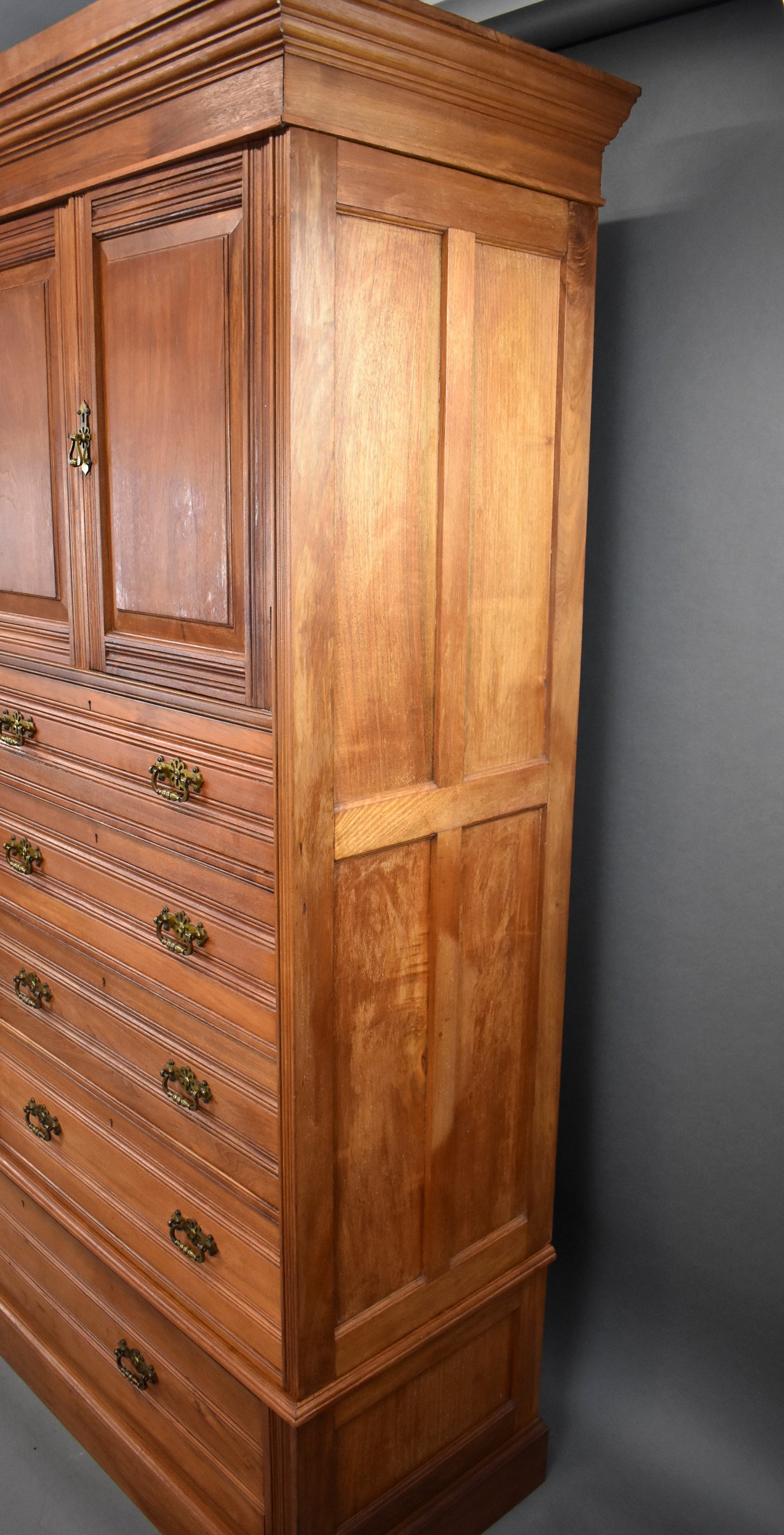 Edwardian Walnut Wardrobe