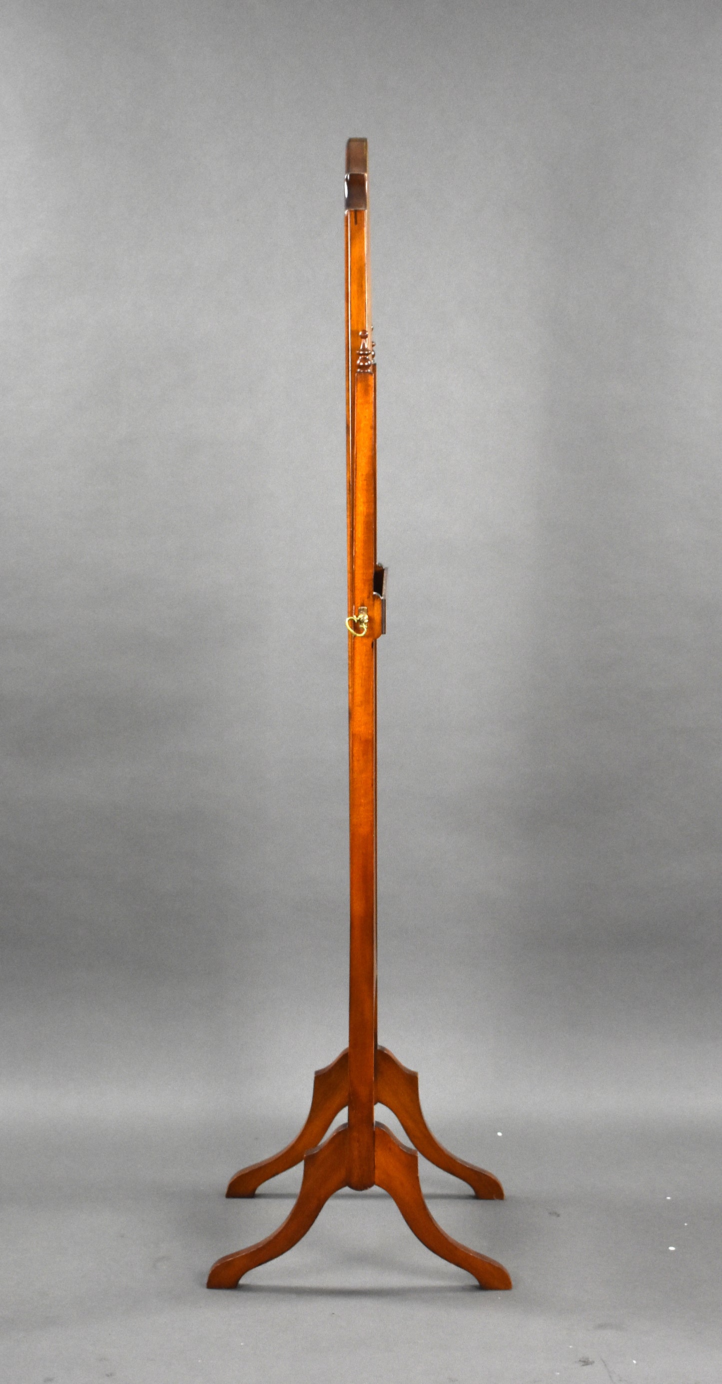 Queen Anne Style Mahogany Cheval Mirror