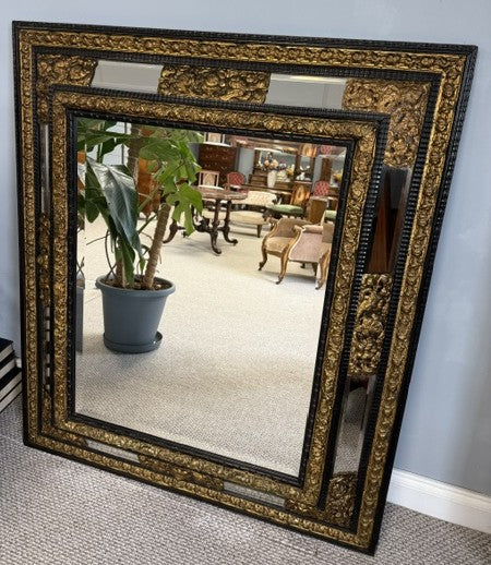 Large Antique Ornate Mirror