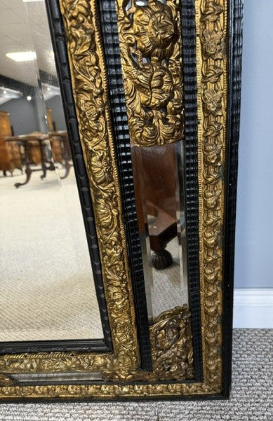 Large Antique Ornate Mirror