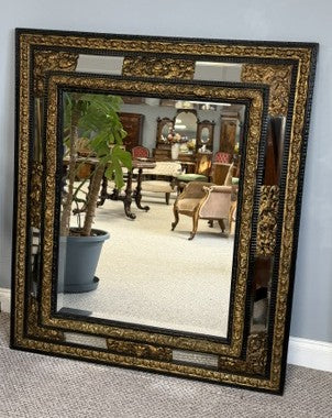 Large Antique Ornate Mirror