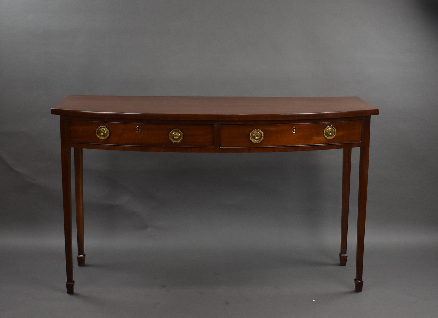 19th Century Mahogany Bow front Server/Sideboard