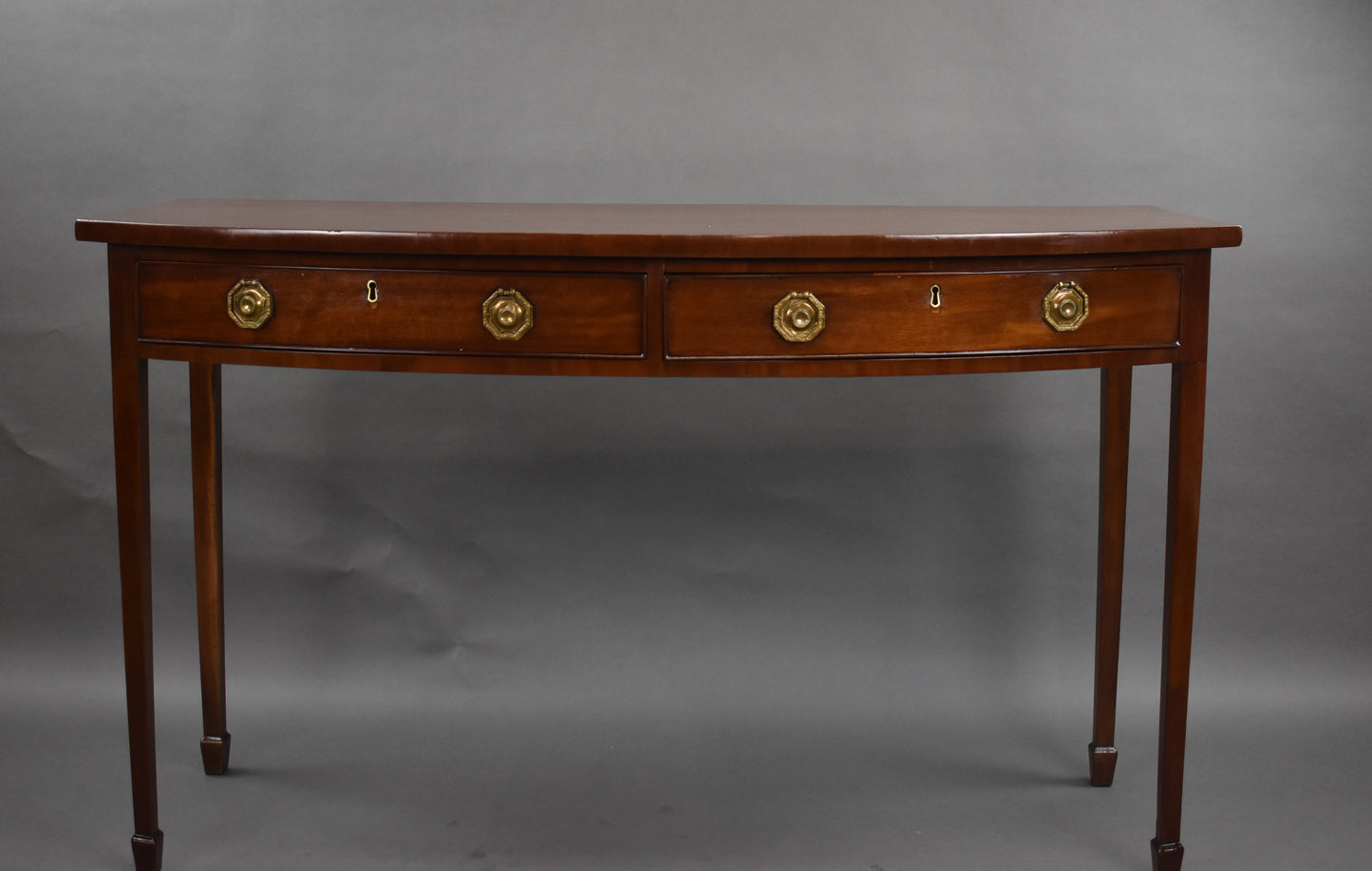 19th Century Mahogany Bow front Server/Sideboard