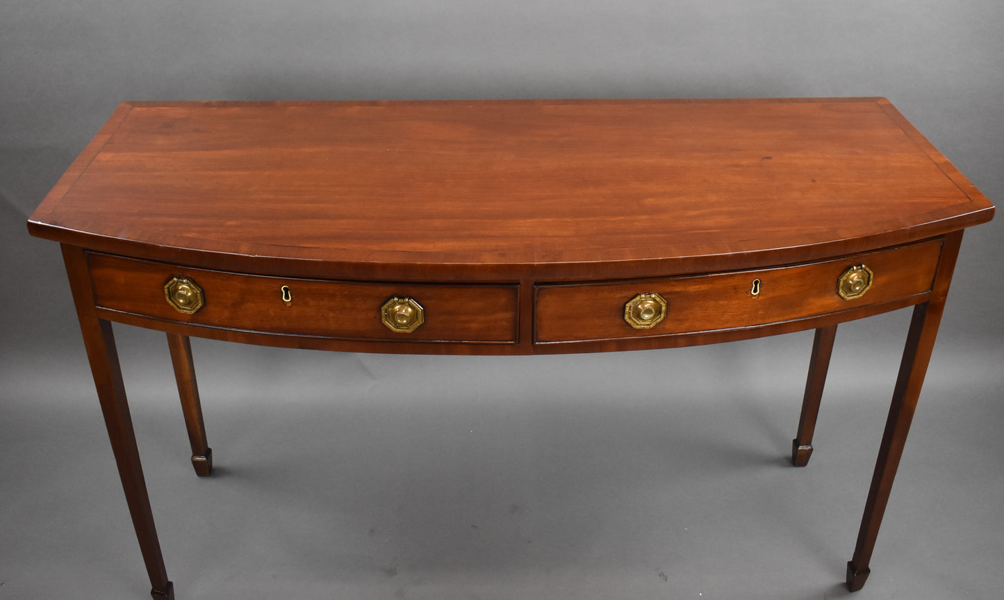 19th Century Mahogany Bow front Server/Sideboard