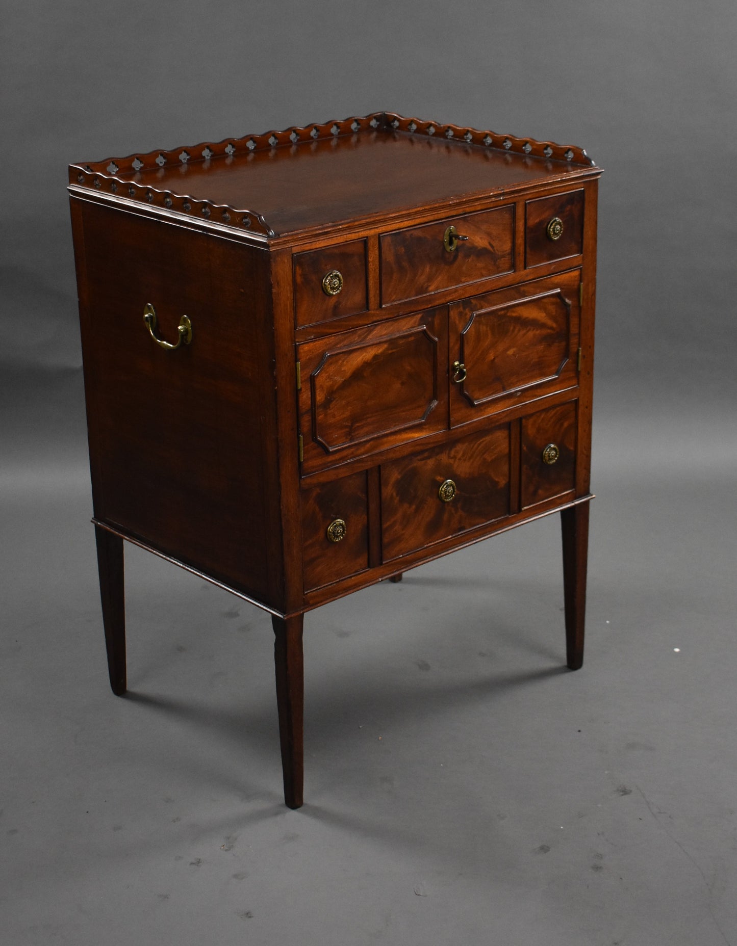 19th Century Mahogany Gentelemans Chest