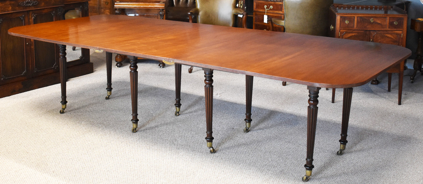 Regency Mahogany Dining Table