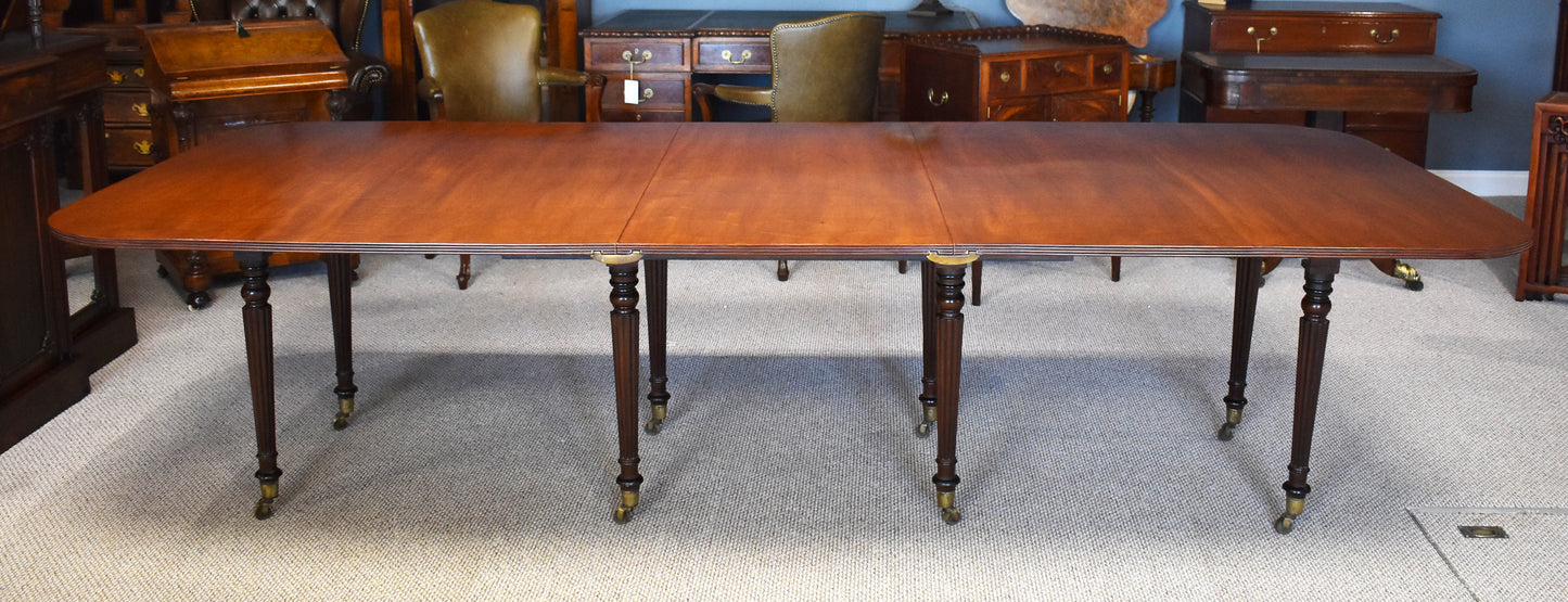 Regency Mahogany Dining Table