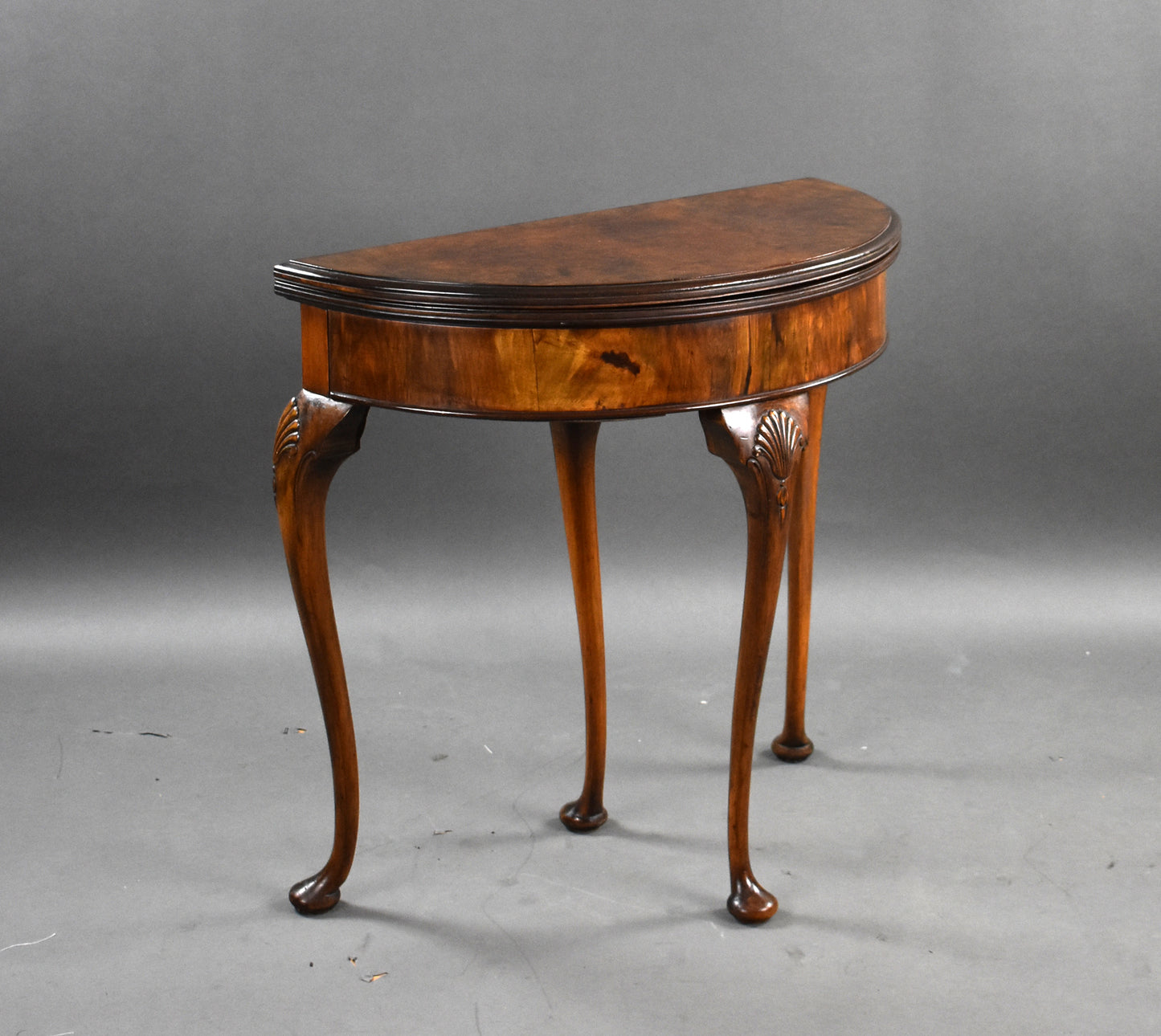 1930s Burr Walnut Card Table