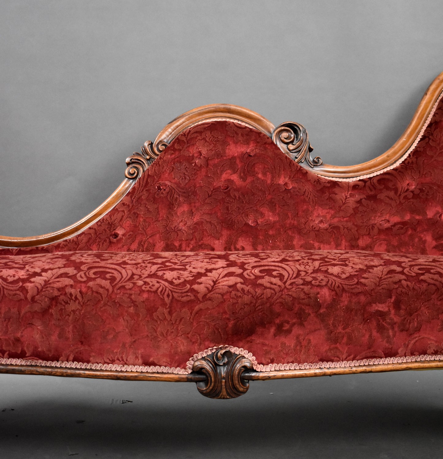 Victorian Mahogany Chaise Lounge