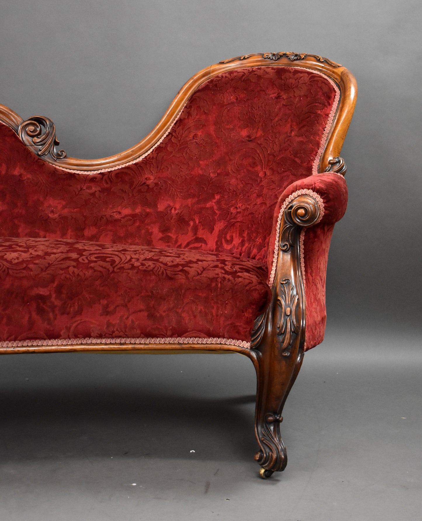 Victorian Mahogany Chaise Lounge