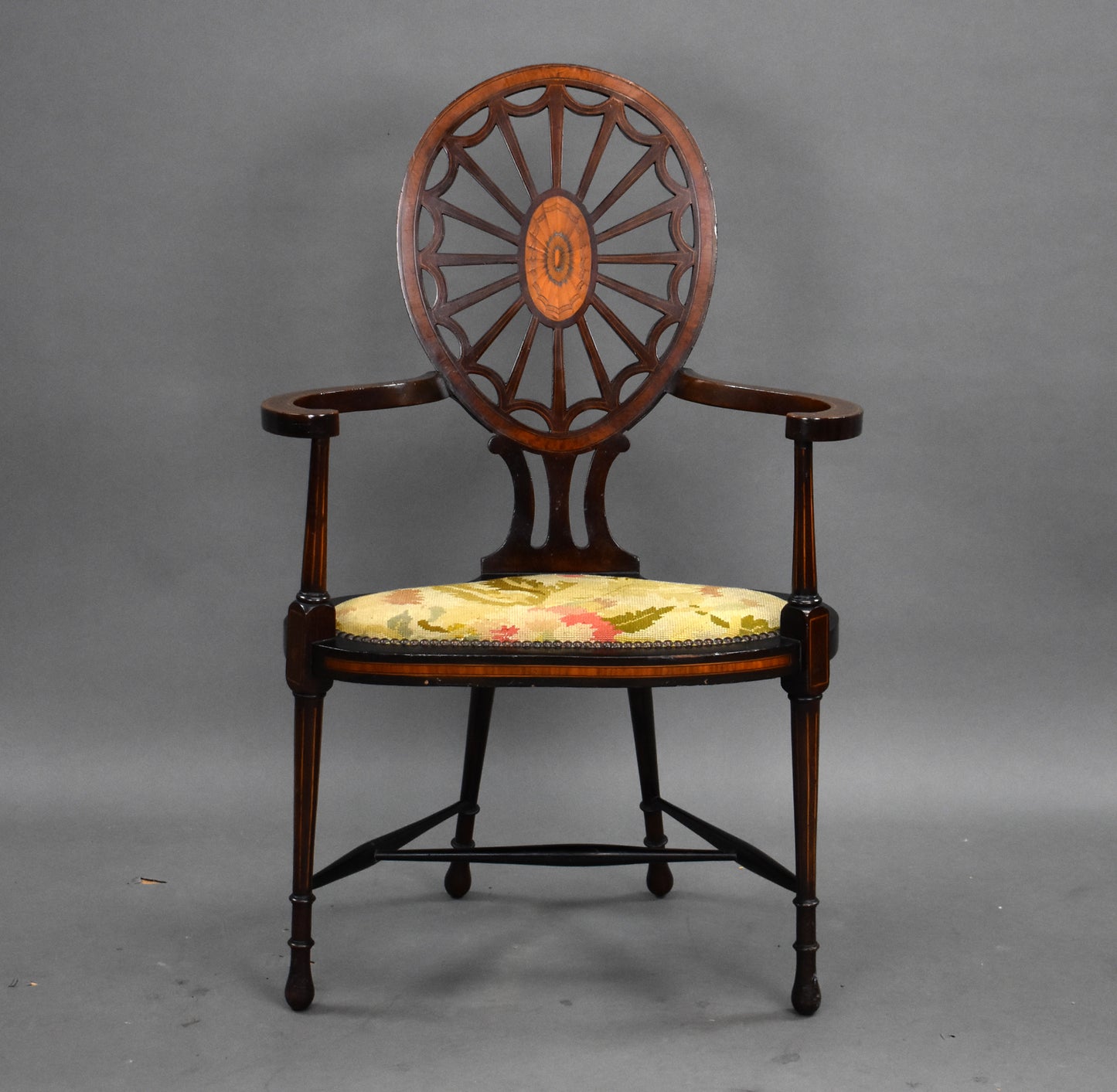 Edwardian Mahogany Armchair