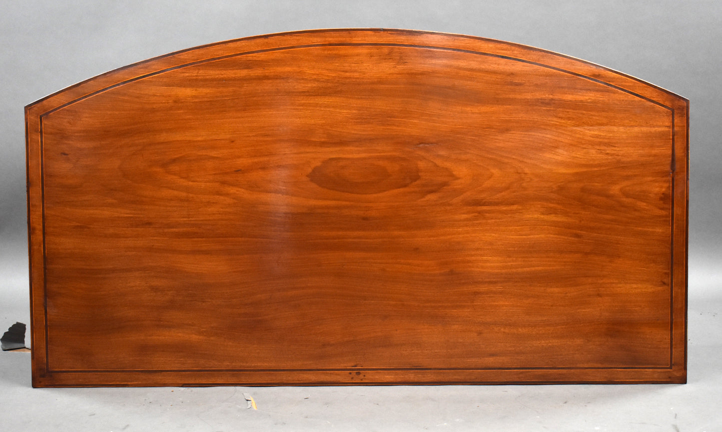 Antique Georgian Mahogany Inlaid Bow Front Sideboard