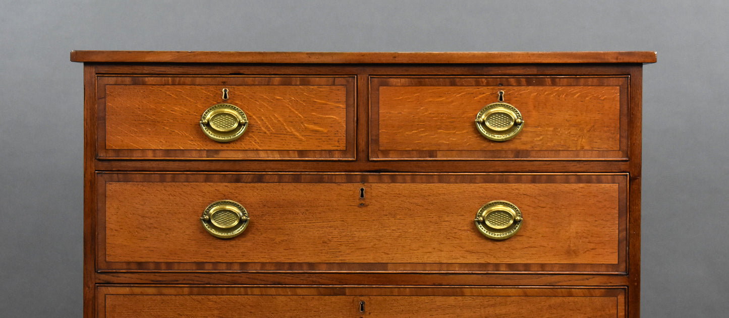 Victorian Oak Chest Drawers