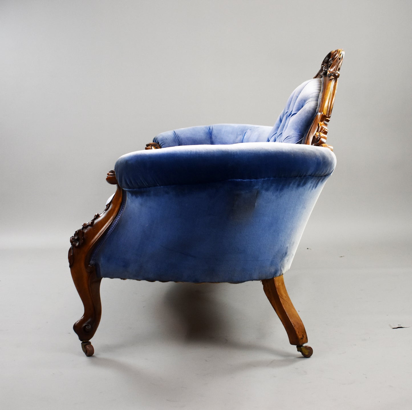 Victorian Walnut Double-Ended Sofa