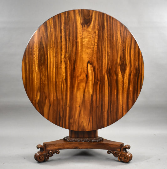 Victorian Rosewood Circular Breakfast Table