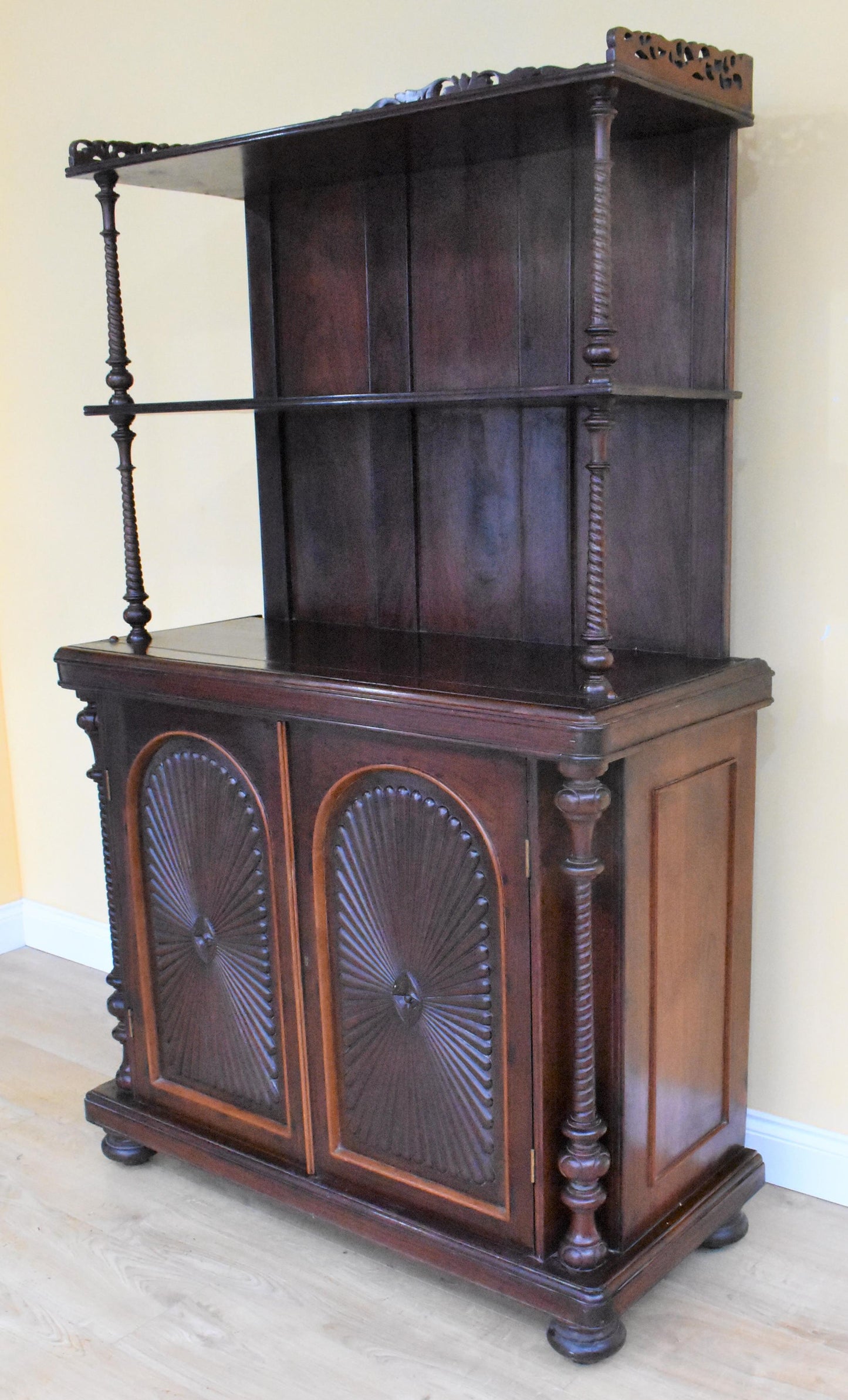 Victorian Rosewood Dresser/Cupboard