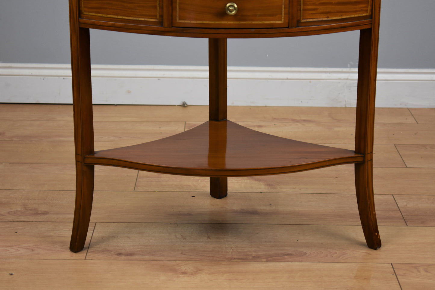 19th Century Satinwood Corner Cabinet