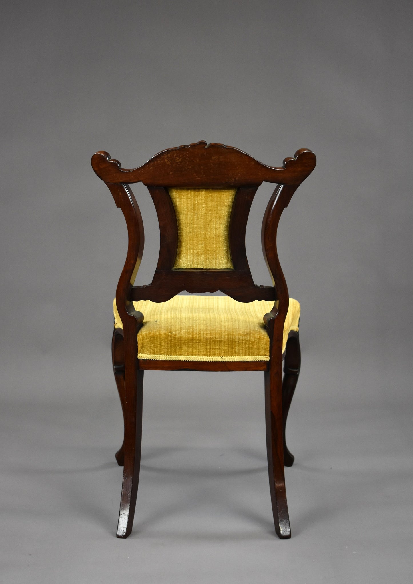 Pair 19th Century Victorian Rosewood Chairs