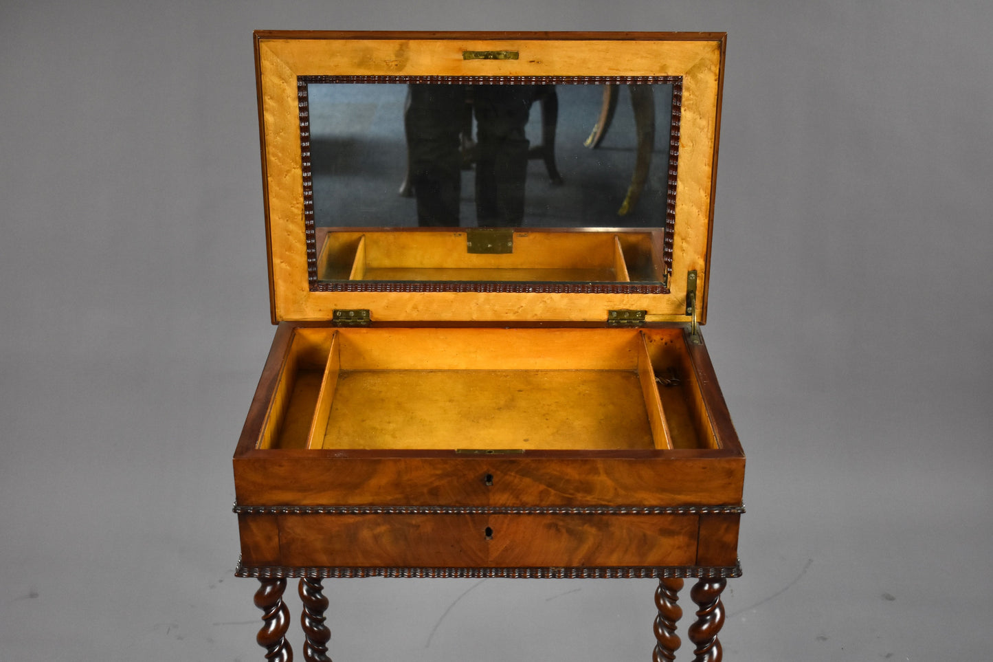 Victorian Walnut Work Table