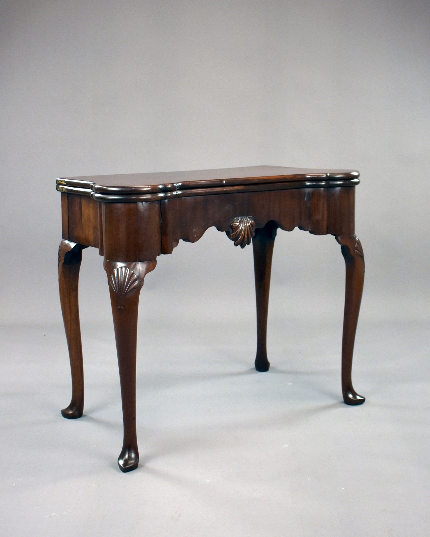 George II Irish Mahogany Card Table