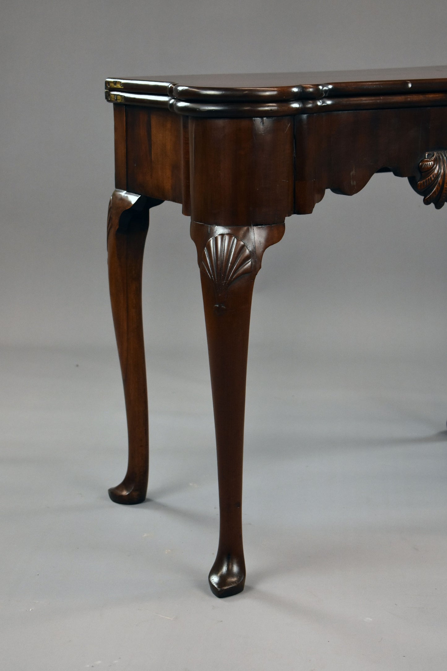 George II Irish Mahogany Card Table