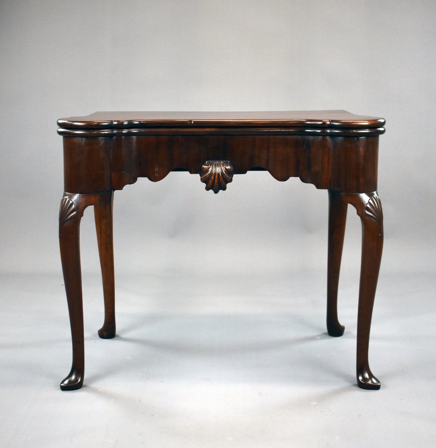 George II Irish Mahogany Card Table