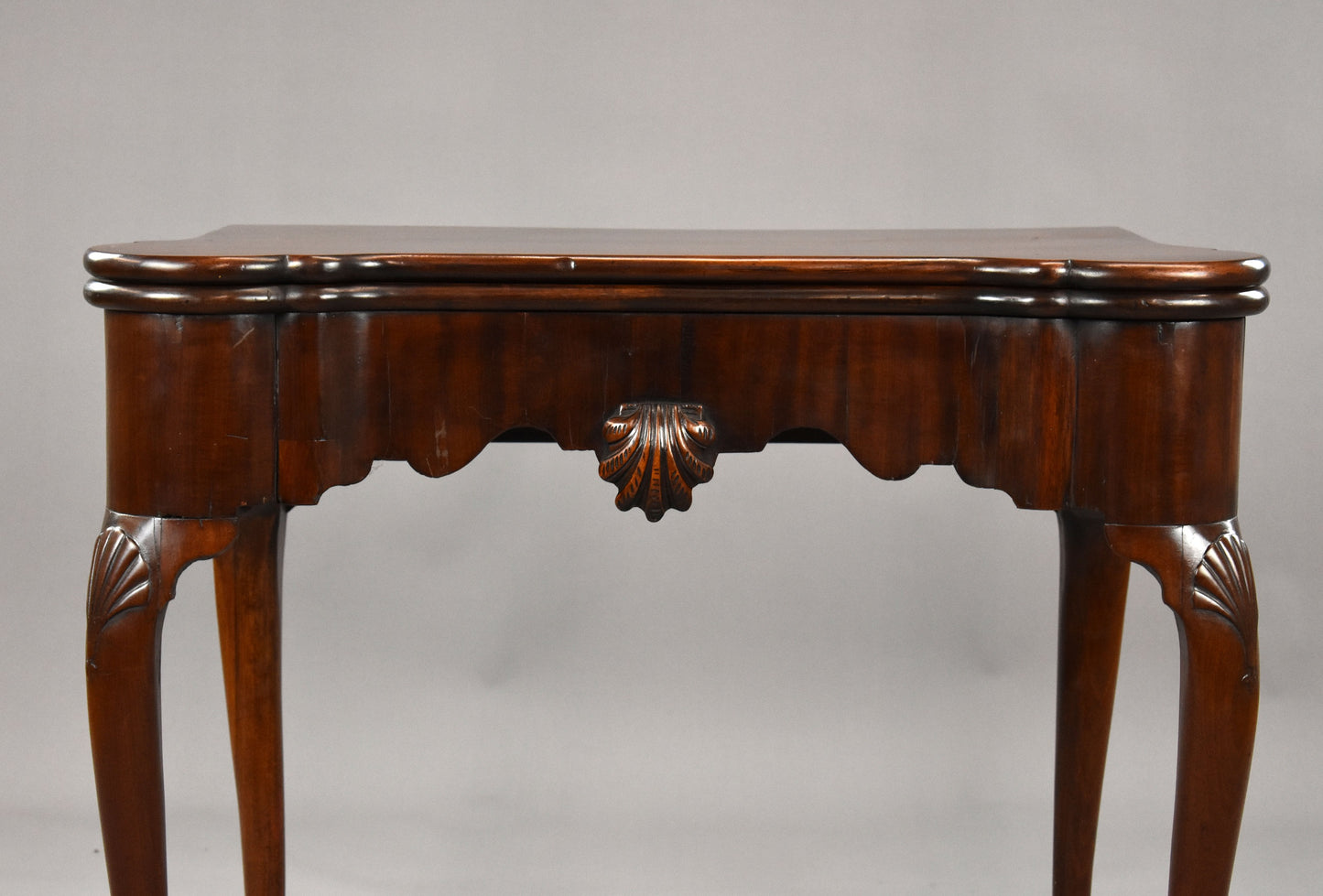 George II Irish Mahogany Card Table