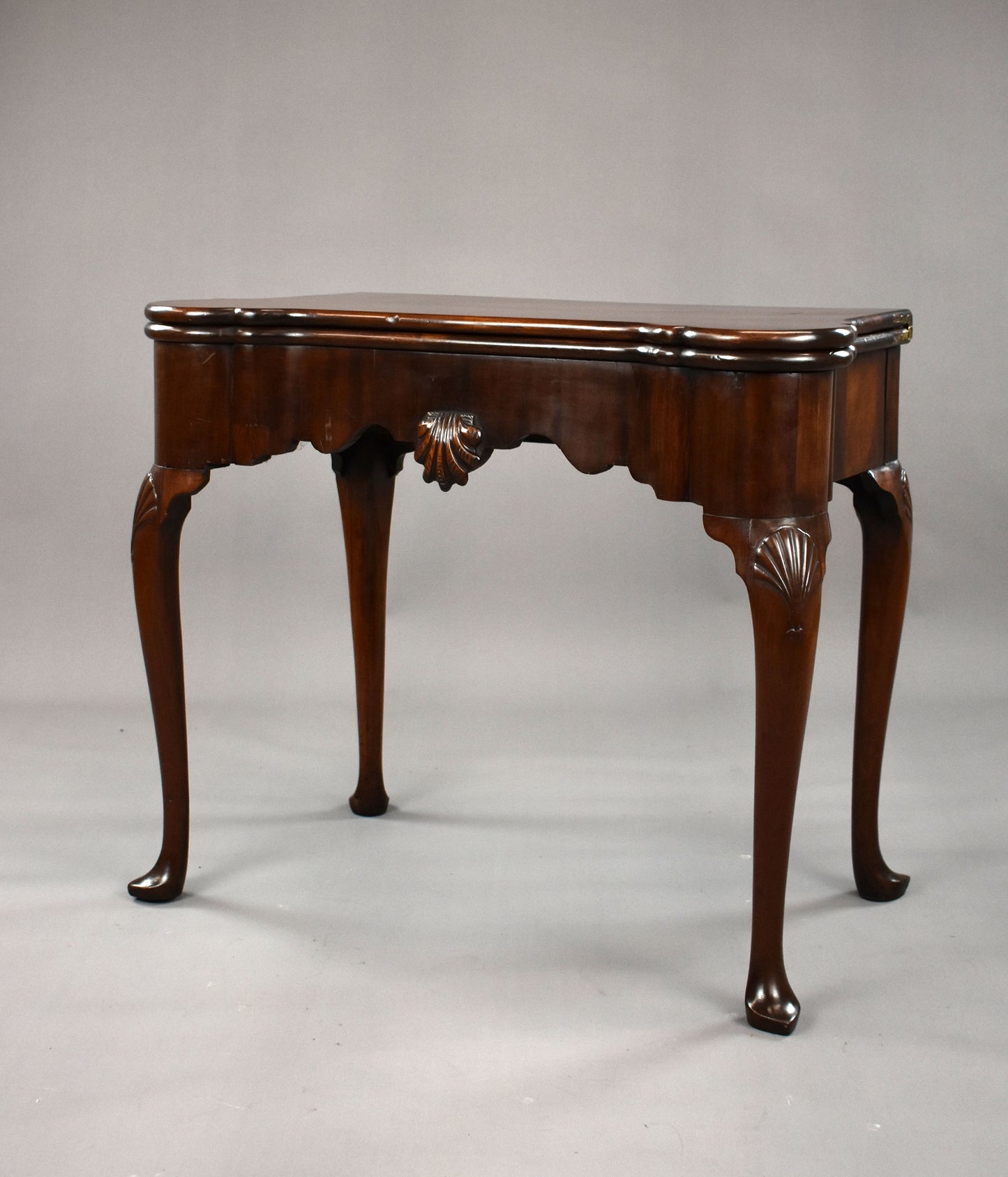 George II Irish Mahogany Card Table