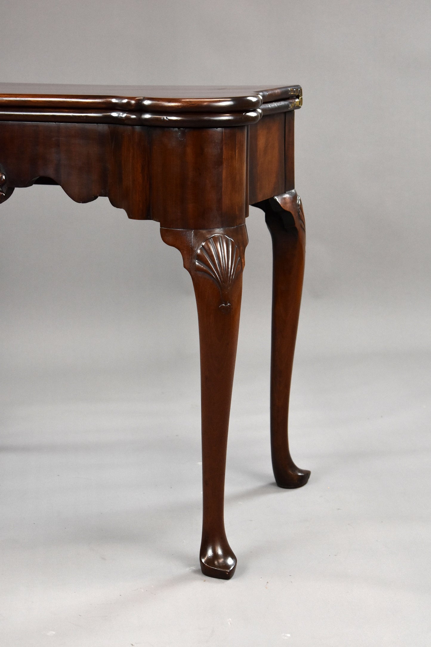 George II Irish Mahogany Card Table