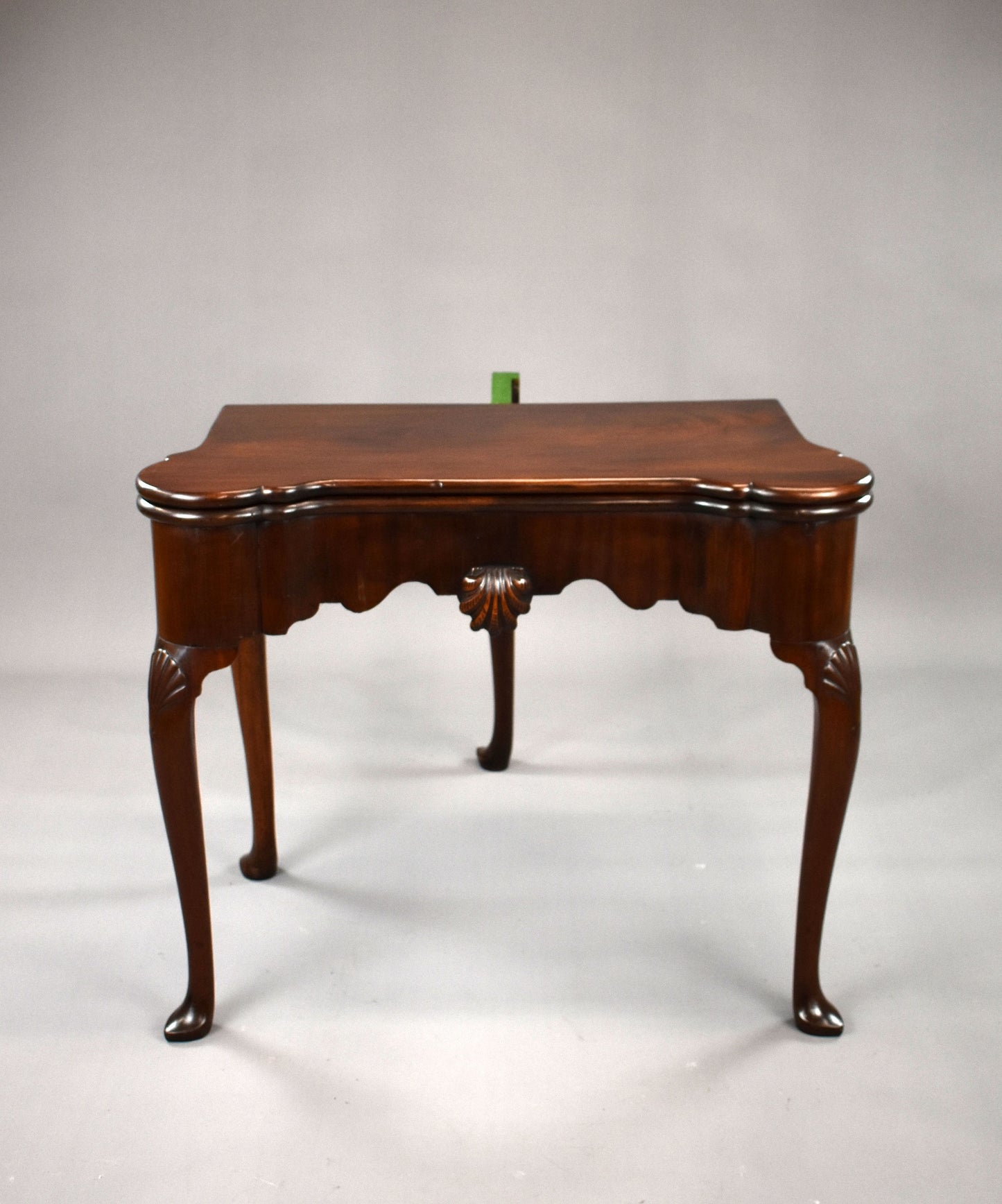 George II Irish Mahogany Card Table