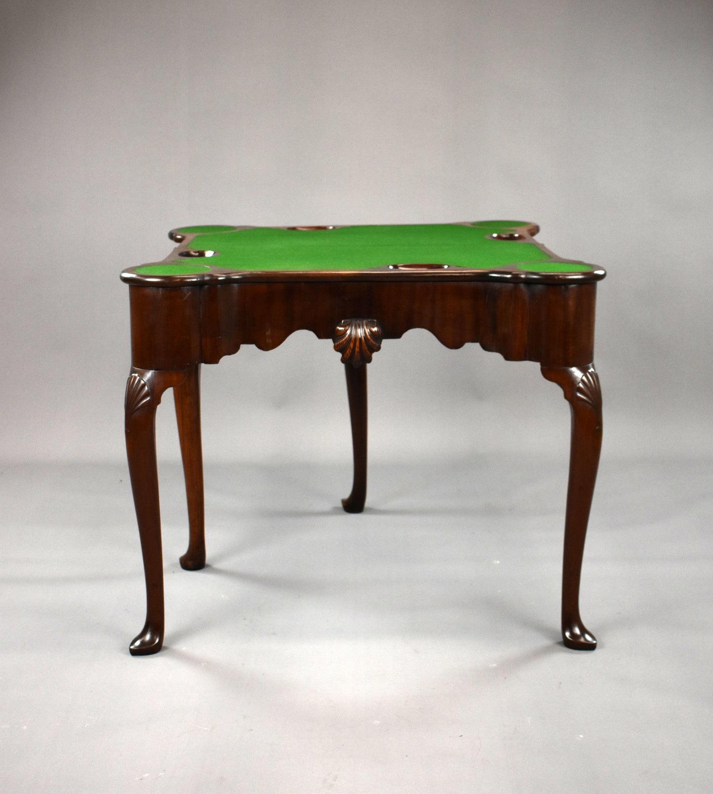 George II Irish Mahogany Card Table